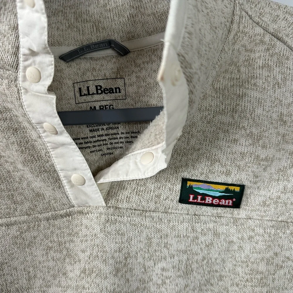 LL bean sweater fleece - size medium - Picture 2 of 3
